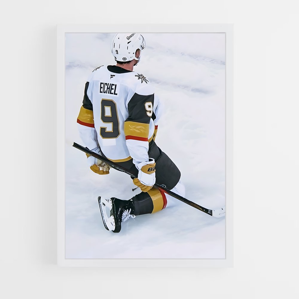 Poster La Glissade de Jack – affiche Hockey sur glace (vue 3)